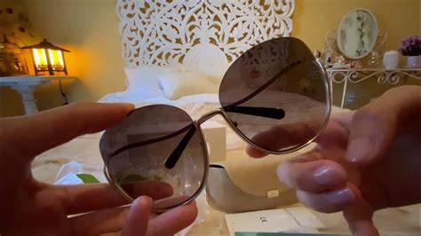 Chloé Carlina & Butterfly Sunglasses Unboxing Review ASMR